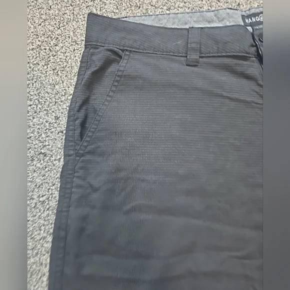 Hang Ten Chino shorts lightweight hybrid walkshorts Mens 38 Black - Picture 8 of 11